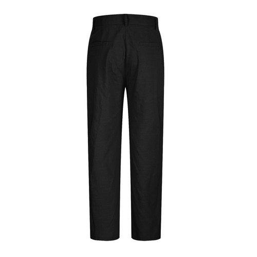 Men's Casual Loose Trousers Comfortable Solid Color Pants Cotton Linen Trousers - Picture 11 of 27
