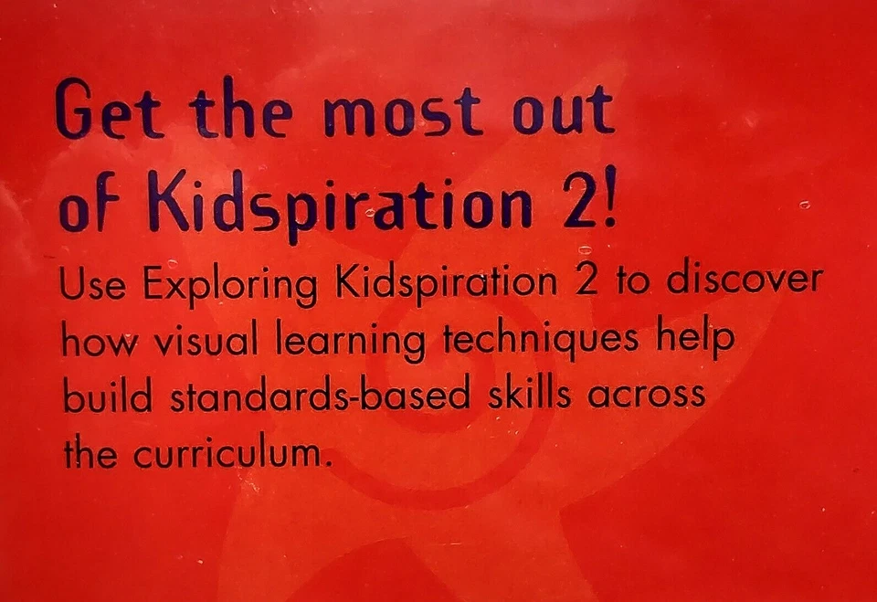 Exploring Kidspiration Interactive Training CD Digipak Sealed - Image 4 of 4