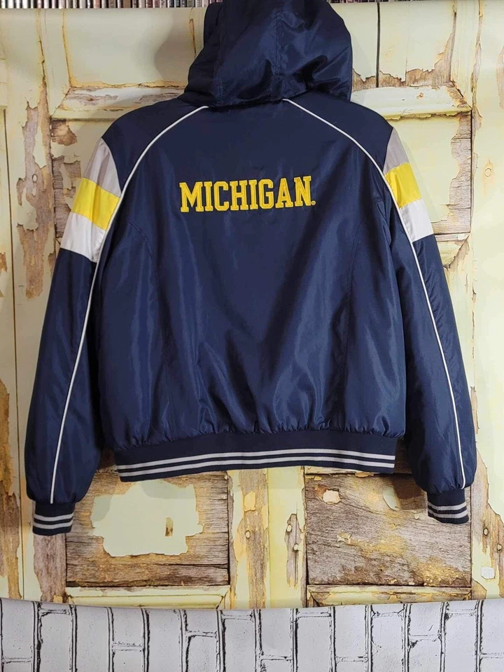 Chaqueta G-III Azul Amarillo Michigan Wolverines College-NCAA Talla Juvenil 2XL Foto 3 de 4