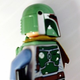 LEGO Star Wars Boba Fett Minifigure Head Stubble 9496 Pauldron sw0396