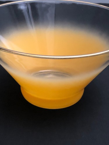 VTG 1950's Anchor Hocking Blendo Serving Set Salad Bowl Cruets Shakers Orange - Picture 9 of 14