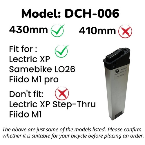 48V10.4Ah Ebike Inner Lithium Ion Battery BMS Samebike Electric Bicycle Foldable - Picture 17 of 19