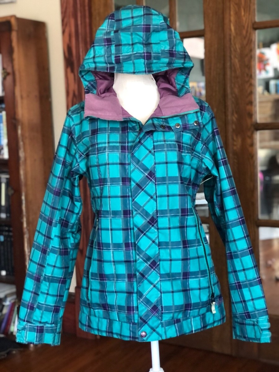 Burton snowboarding jacket women's size medium green and Burton snowboarding jacket women's size medium green and