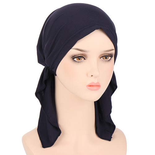 Frauen Krebs Kopftuch Chemo Haarausfall Hut Turban Vorgebundene Kopfbedeckung☆ - Bild 52 von 63