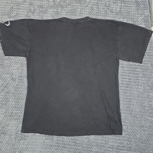 Vintage Elvis Presley Shirt Mens Large Black Short Sleeve 20th Aniversary Rocker - Picture 3 of 9
