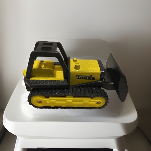Tonka 1994 yellow bulldozer Construction 3.5 inches Diecast/plastic - Picture 2 of 6