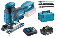 Makita DJV181Z Akku-StichsäGe 18V Mit 1X Akku 18V 3Ah + LadegeräT Im Makpac 3