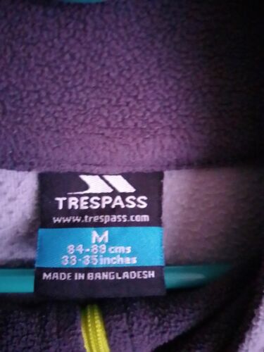Trespass 1/4 Zip Polar Fleece Jumper Top Pullover Mens Size Medium Grey - Picture 6 of 6