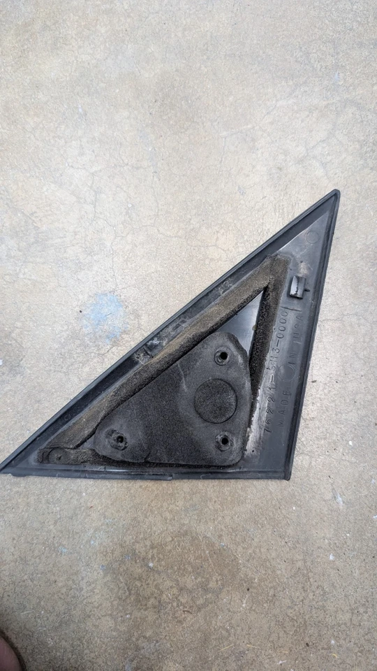 Espejo retrovisor de puerta derecho Honda Civic Hatchback 1988-1991 cubierta de eliminación bloque de placa OEM Foto 2 de 2