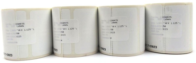 Zebra RFID Thermal Labels (12 Rolls) 1.906" x 1.125" Genuine 300 10038975-NRP
