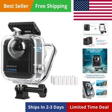 Waterproof Diving Case Only for Go Pro ,131FT/40M Underwater Shell Anti-Scrat...