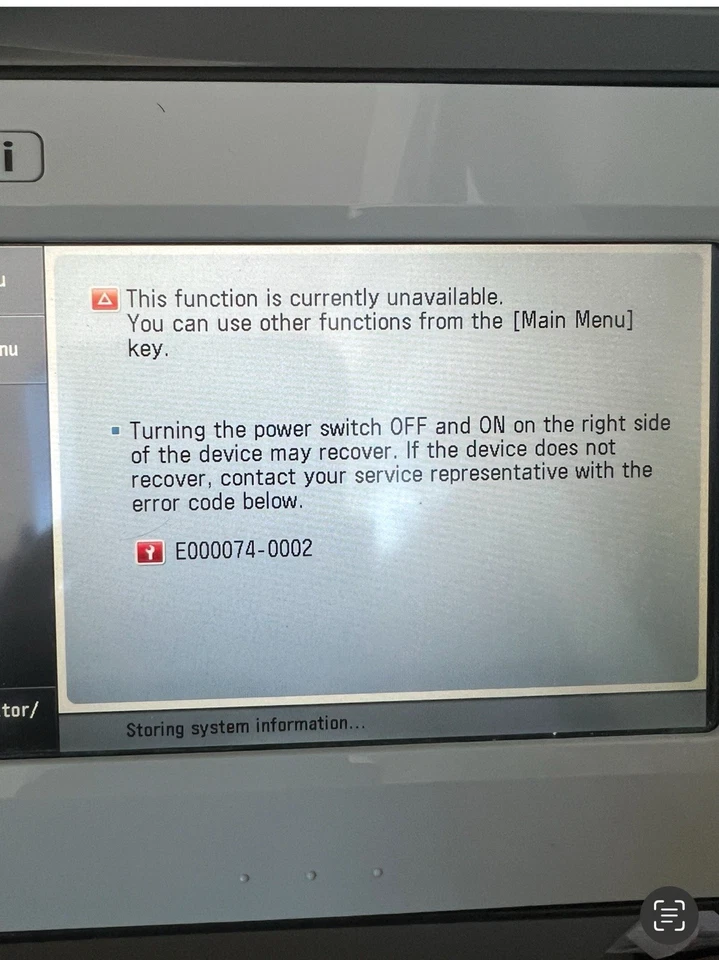 Canon Printer -canon imageRUNNER ADVANCE C350i, - Image 2 of 2