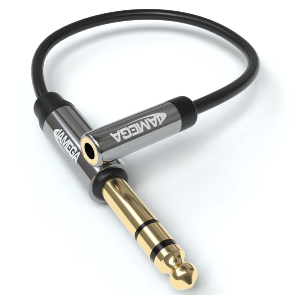 0,2M Stereo Klinken Adapter 3,5Mm Klinken Buchse Auf 6,3Mm Klinken Stecker-image