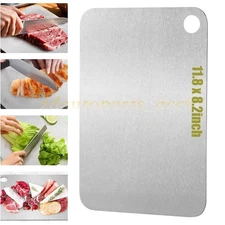 Titanium Cutting Board for Kitchen, Stainless Non Stick Chopping Board, Upgrade