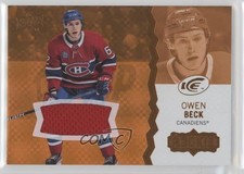 2023-24 Upper Deck Ice Rookies Jersey Owen Beck #104 s3g
