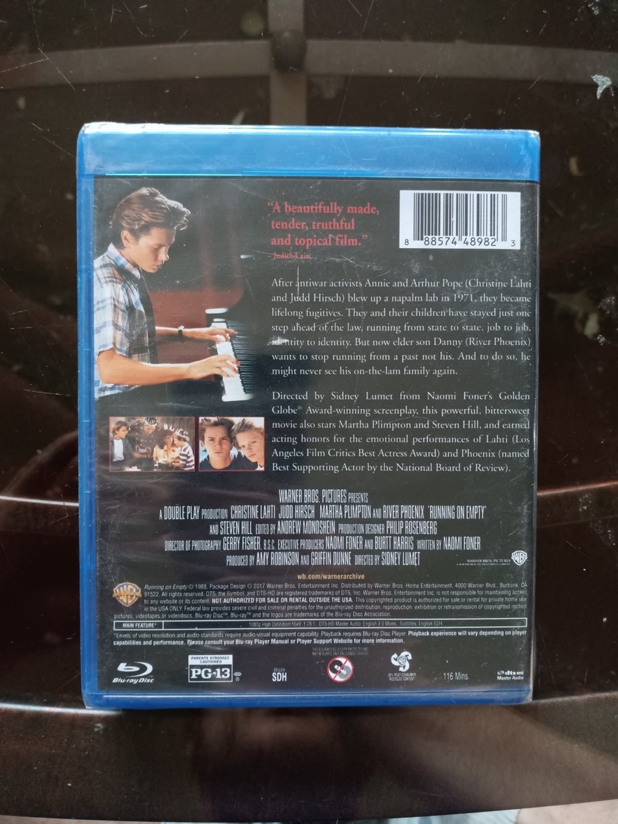 Running on Empty (Blu-ray, 1988) for sale online | eBay