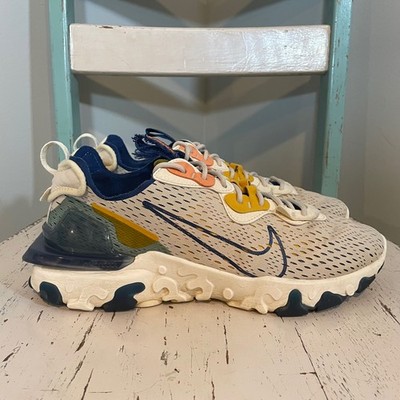 Nike React Vision DMSX Light Orewood Brown Mens Sneakers 8.5 CD4373-103 Shoes