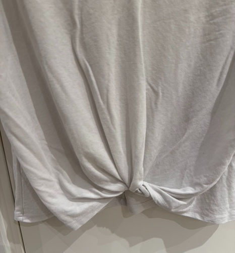 SHEIN weißes kurzärmliges Oberteil Shirt mit V-Ausschnitt für Damen M Medium 6 - Bild 2 von 7