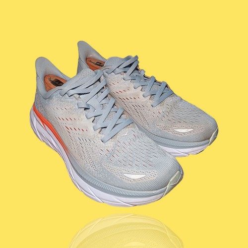 Hoka One One Womens Clifton 8 Running Shoes Blue Fog Wmns Size 8.5B GUC - Picture 5 of 11