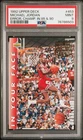 PSA 9 UPPER DECK MICHAEL JORDAN IN YOUR FACE #453 ERROR 1985 1990 MINT