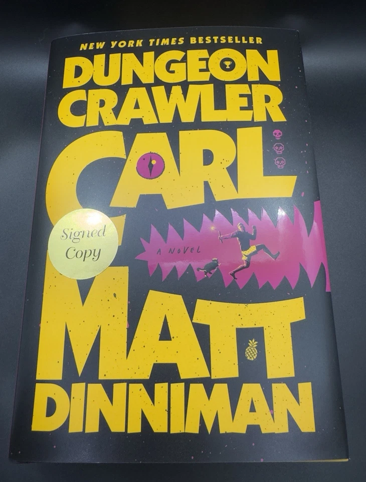 Dungeon Crawler Carl By Matt Dinniman SIGNED Book of the Year First Edition - Image 2 of 4