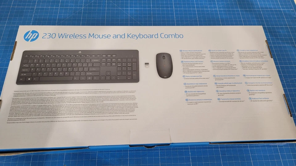 HP 230 Wireless Maus und Tastatur Set Schwarz Qwertz (CH) - Bild 4 von 4