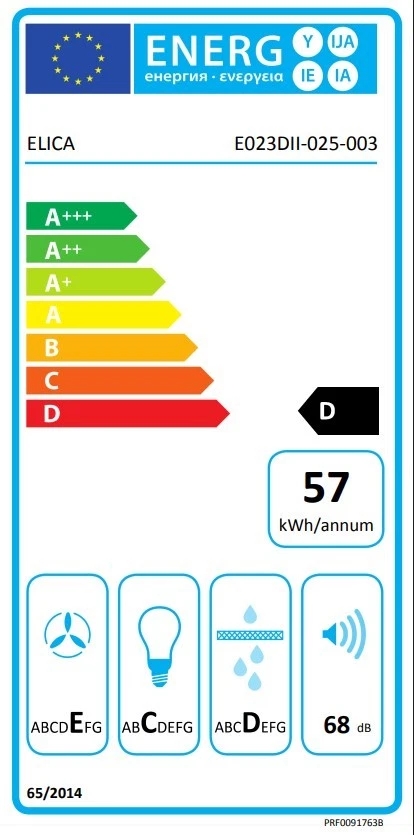 ELICA MISSY IX/A/90 CAPPA ASPIRANTE A PARETE ACCIAIO INOX 90 CM - Immagine 3 di 3