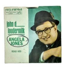 John D. Loudermilk - Angela Jones / Road Hog - Picture Sleeve - 45 RPM Record