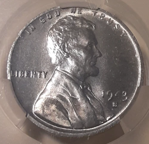 1943-S 1C Lincoln Cent Steel Wheat Penny CAC MS 65 Green Sticker (642)