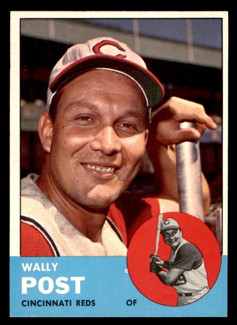 1963 Topps Baseball #462 Wally Post EX/MT *g1