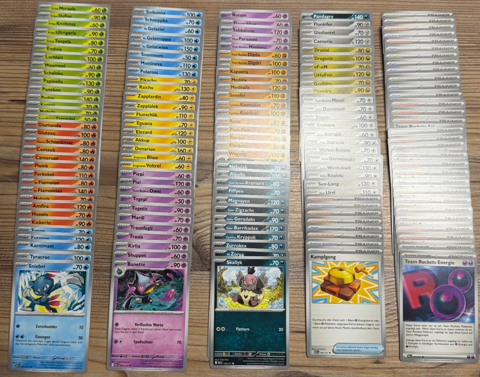 Pokemon ASC Erhabene Helden Komplett Set, Deutsch Masterset | C/UC 153 ...