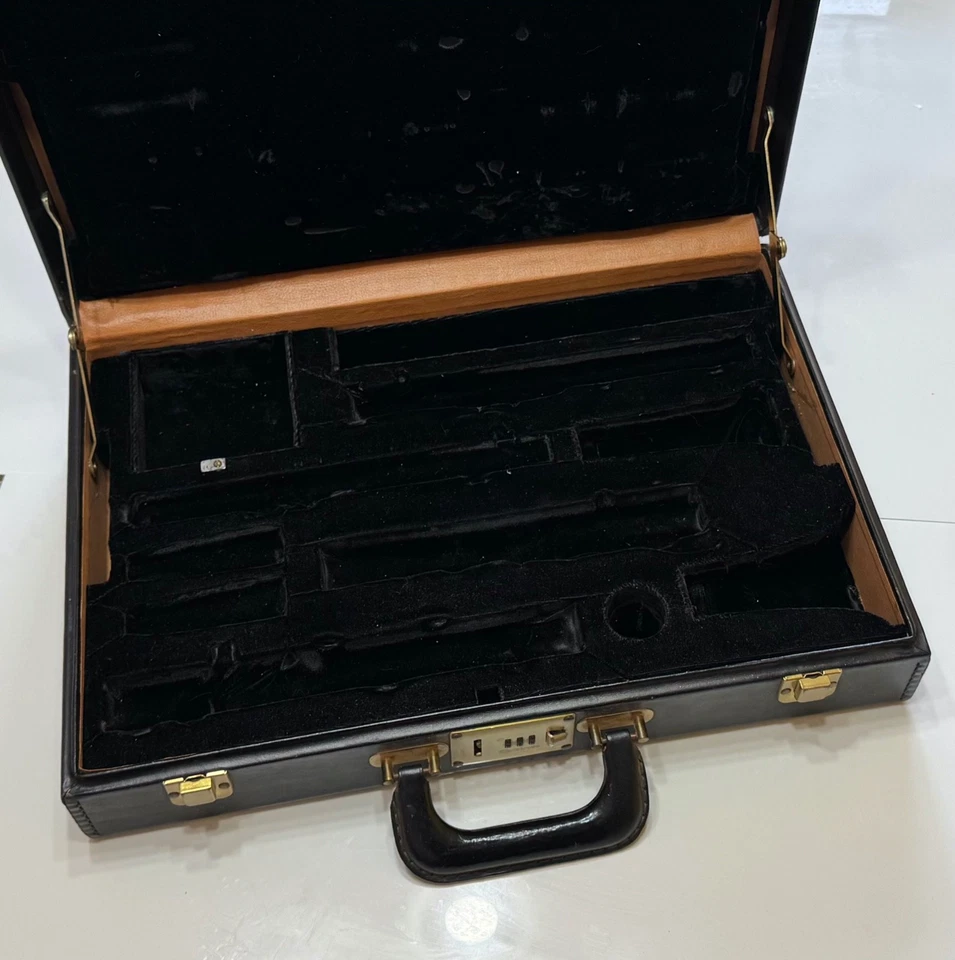 Funda doble de cuero ajustada a medida para oboe y clarinete G2U Foto 2 de 4