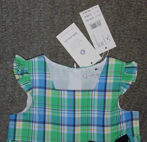 Tutto Piccolo Vestido Manga Corta Girls Dress - Size 4A - NWT - Picture 2 of 5