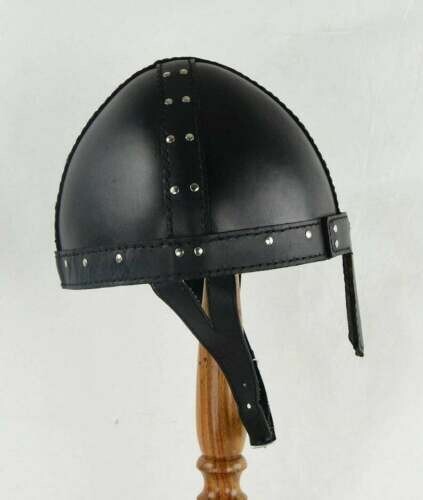 Medieval Warrior Armour Spengenhelm Viking Armor Leather Helmet Nordic Cosplay
