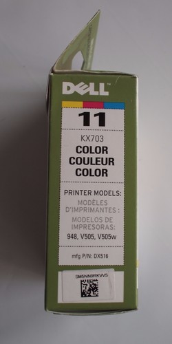 DELL Series 11 KX703 DX516 Genuine Color Inkjet Ink in Package for V505 & 948 - Picture 9 of 10