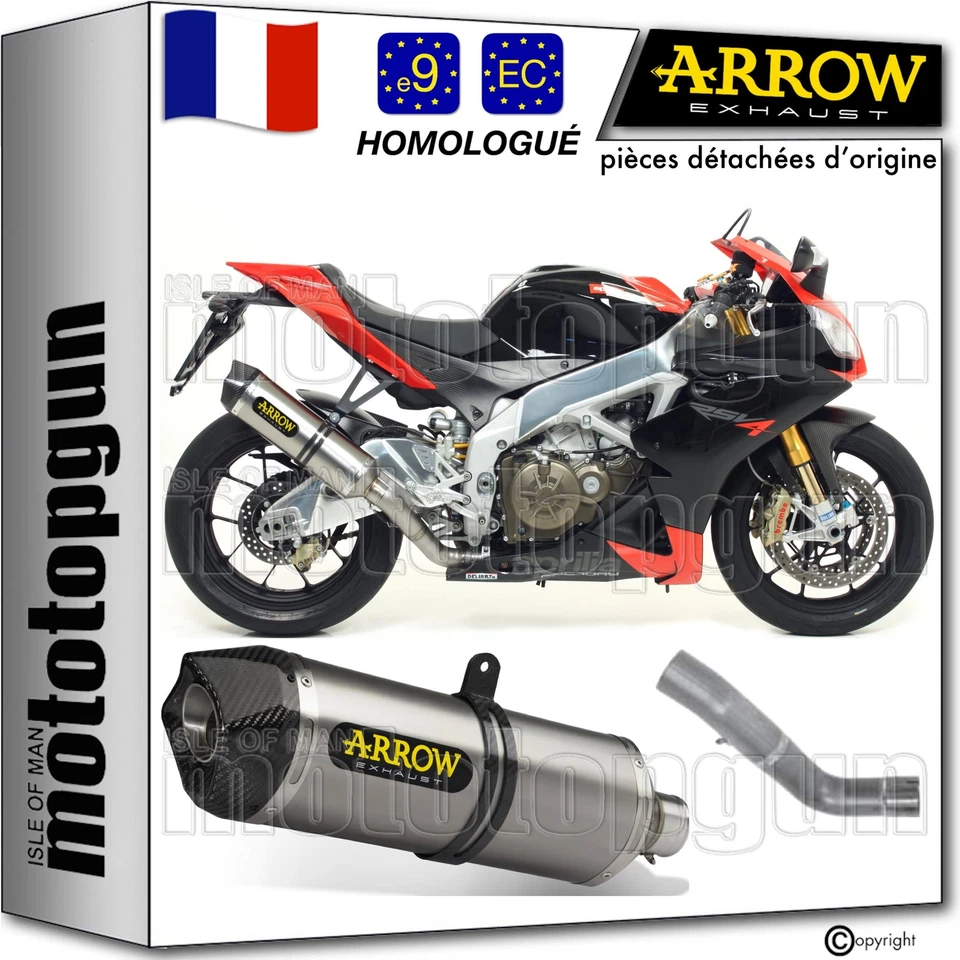 Arrow Cat Kit Pot Echappement R-t CC Aprilia Tuono V4 1100 RR Factory 2016 16