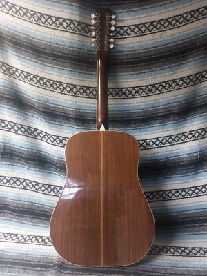 Yamaki 12 string acoustic guitar, broken, for parts or repair only