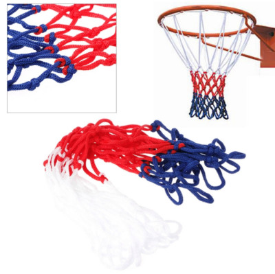 Basketball Net Durable Nylon Thick Thread Three Color Universal Basketball Net 