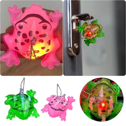 Mini Frog Inflatable Frog Pink And Green Children'S Balloon Glowing New Pendant