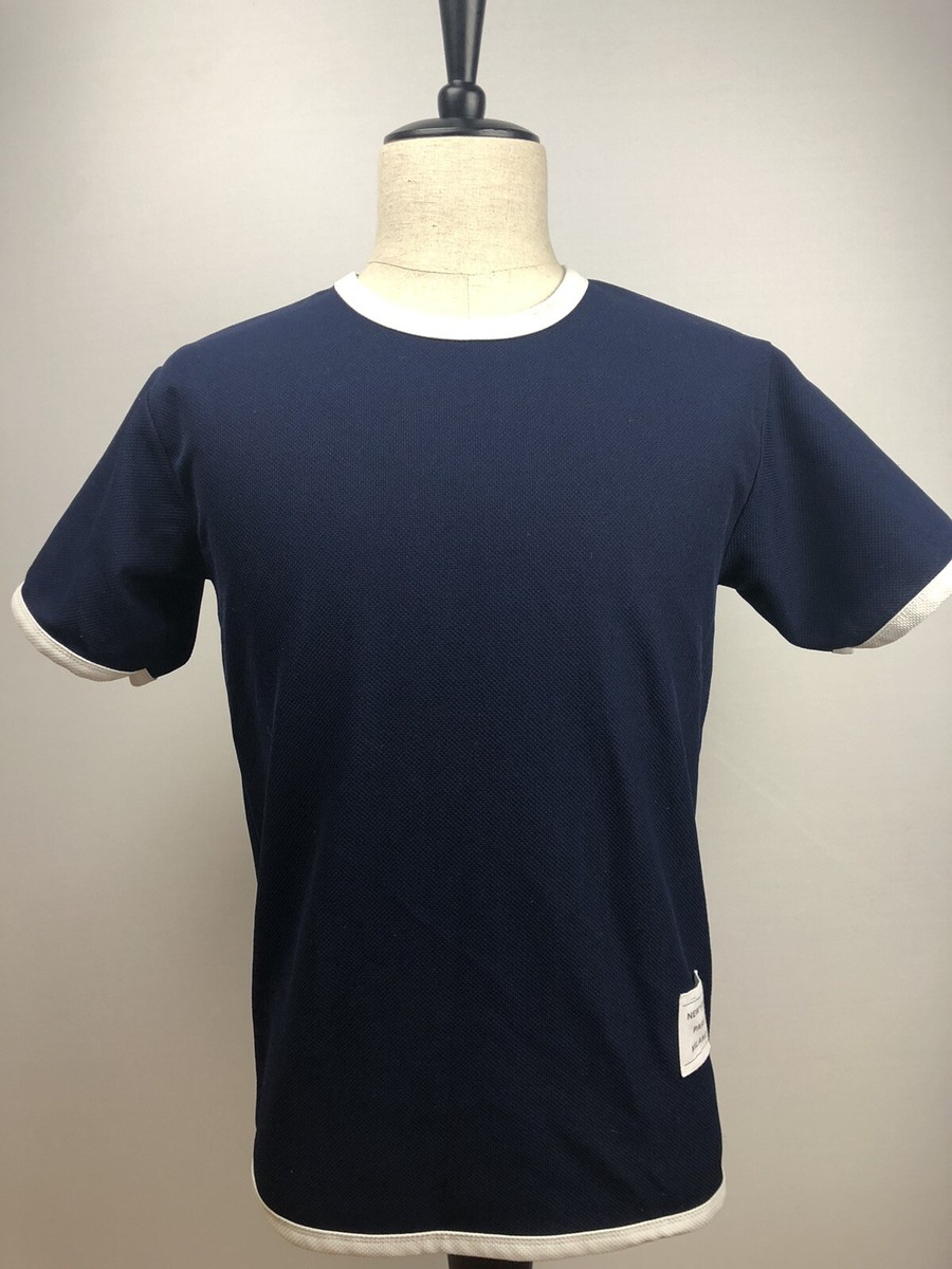 Roen Mens Knit Ringer T-Shirt Blue Size Medium Worn Once! | eBay
