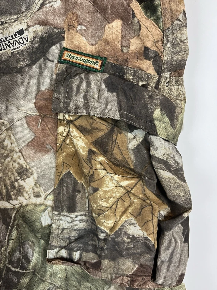 Pantalones cortos de carga convertibles camuflados Remington para hombre grandes con cremallera madera Realtree Foto 4 de 4
