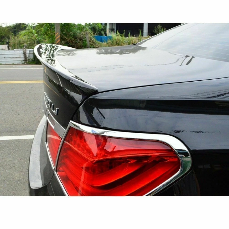 Carbon Fiber For BMW F01 F02 7-Series Trunk Spoiler 760Li ActiveHybrid Sport Foto 3 de 4