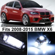 21 x Premium Xenon White LED Lights Interior Package Upgrade for BMW X6