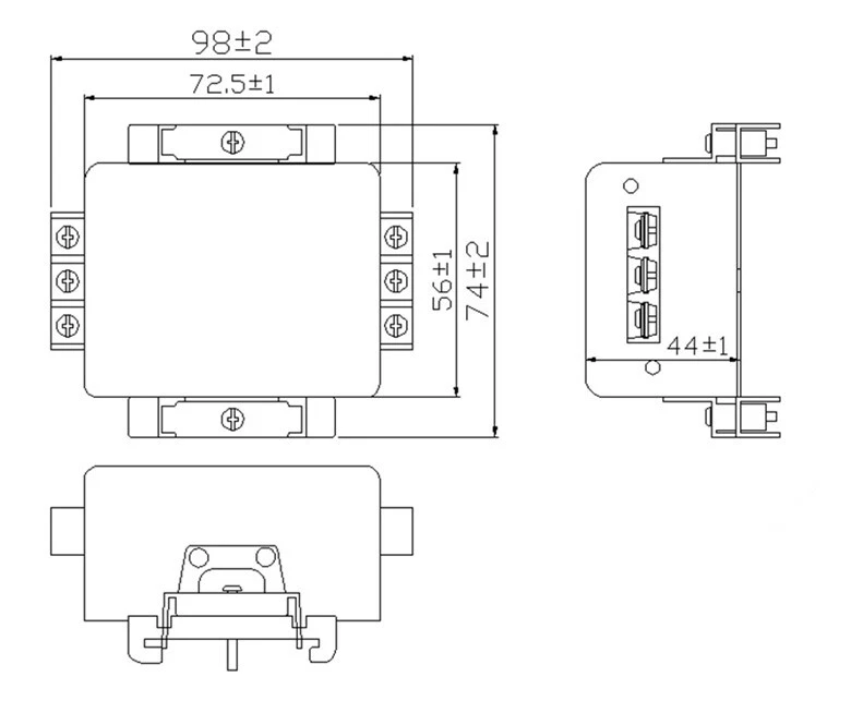 Single-phase AC EMI Filter 0-250V 30A Rail Type CW4L2-30A-R1=CW4L2-30A-S（005） - Image 4 of 4