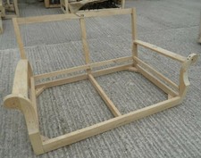 2 Seater Hardwood Sofa SETTEE Cottage Lounge Couch Frame Upholstery Project