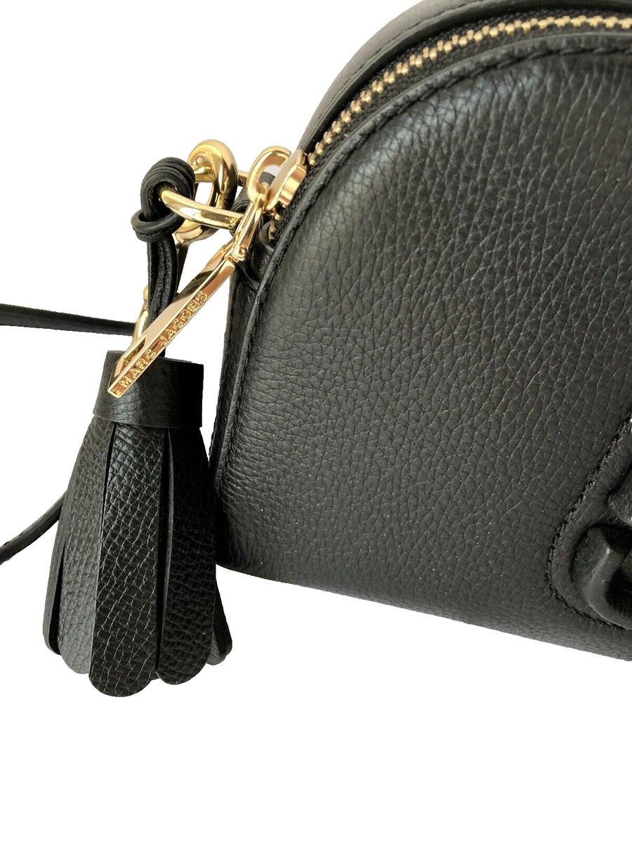 Marc Jacobs Shutter Dual Compartment Crossbody Black Leather Marc Jacobs Shutter Dual Compartment Crossbody Black Leather
