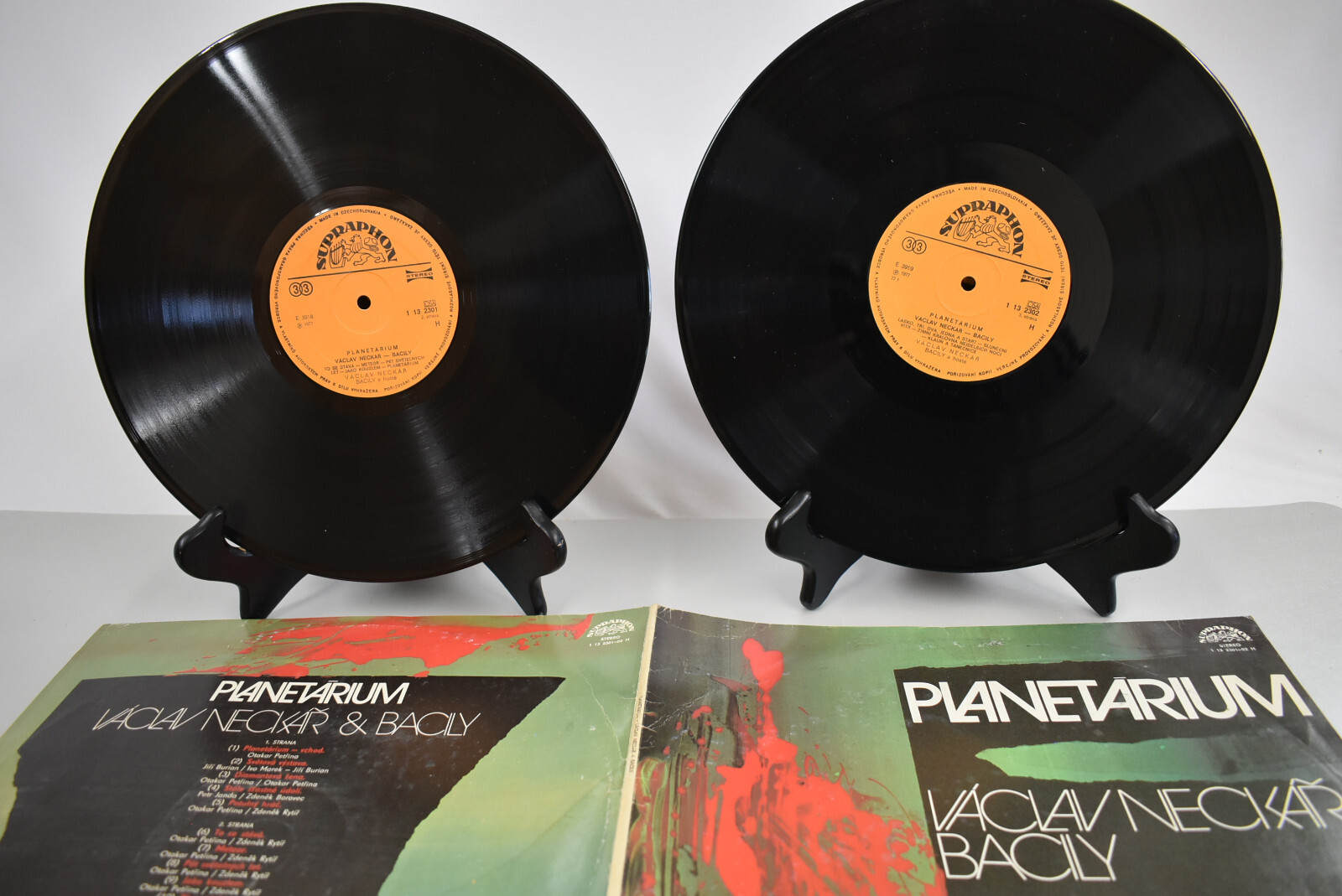 NECKAR & BACILY - Planetarium (1977) prog FUNK BREAKBEAT 2XLP SUPRAPHON NM