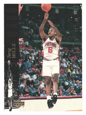 1993-94 Upper Deck SE NBA Basketball Detroit Pistons Terry Mills