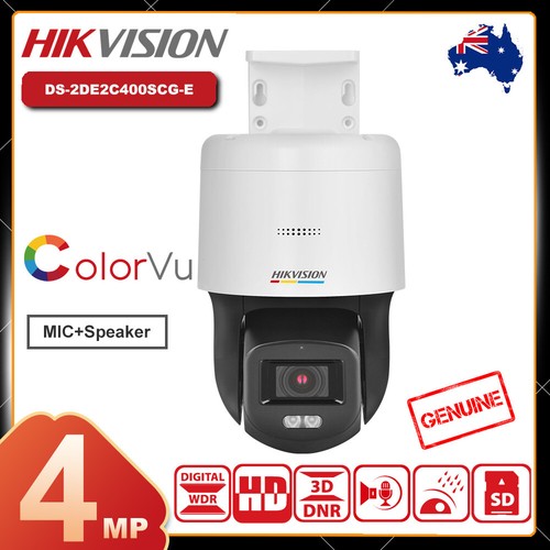 Original Hikvision ColorVu PT Speed Dome IP camera Full Color 4MP MIC+Audio IP66 - Picture 4 of 15
