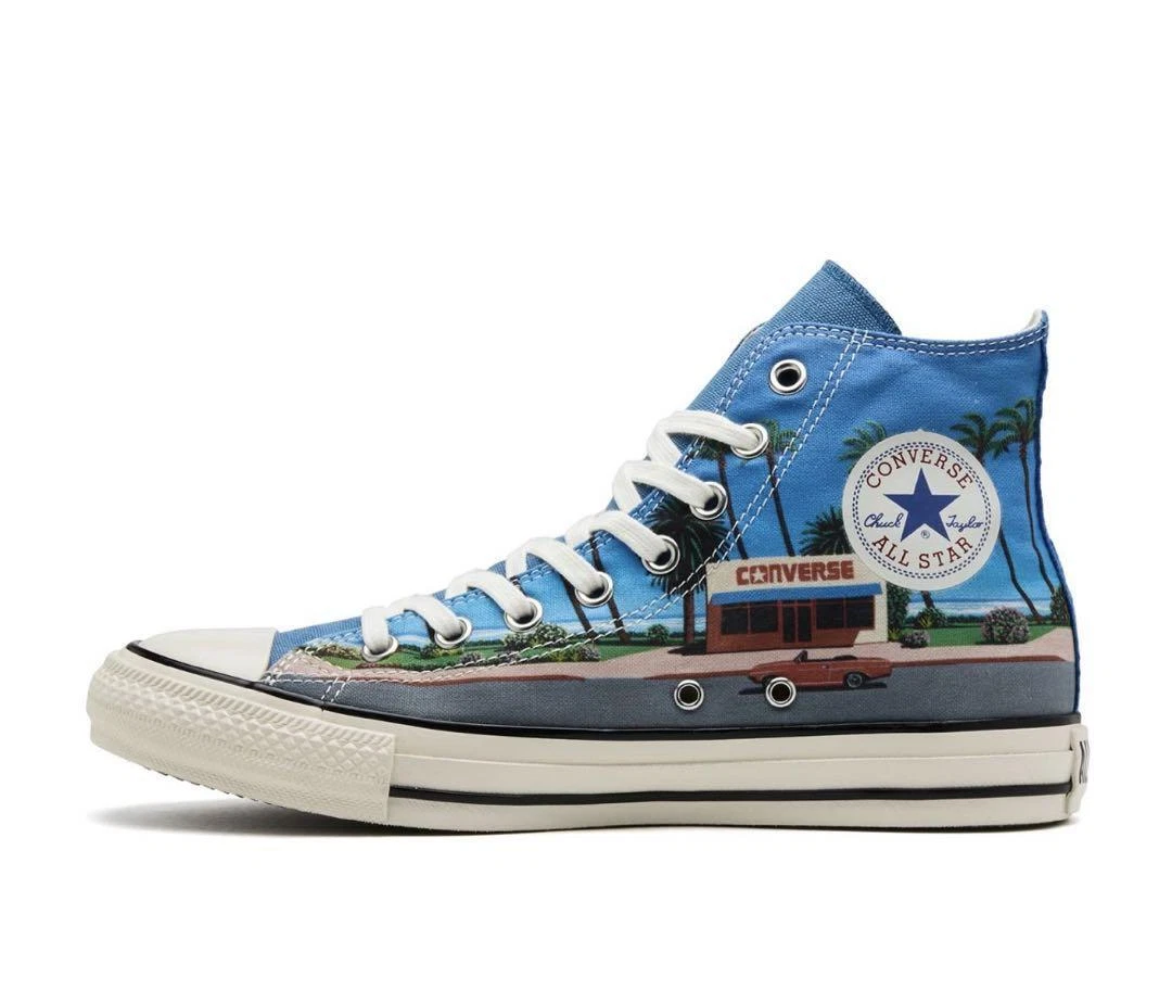 CONVERSE ALL STAR US HIROSHI NAGAI HI Sneakers Shoes US7 25.5cm New